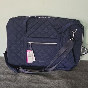 Vera Bradley Lay Flat Travel Duffle - Classic Navy